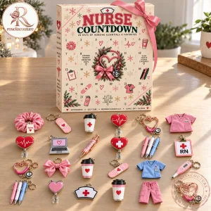 Nurse Countdown 24-Day Christmas Advent Calendar 2026