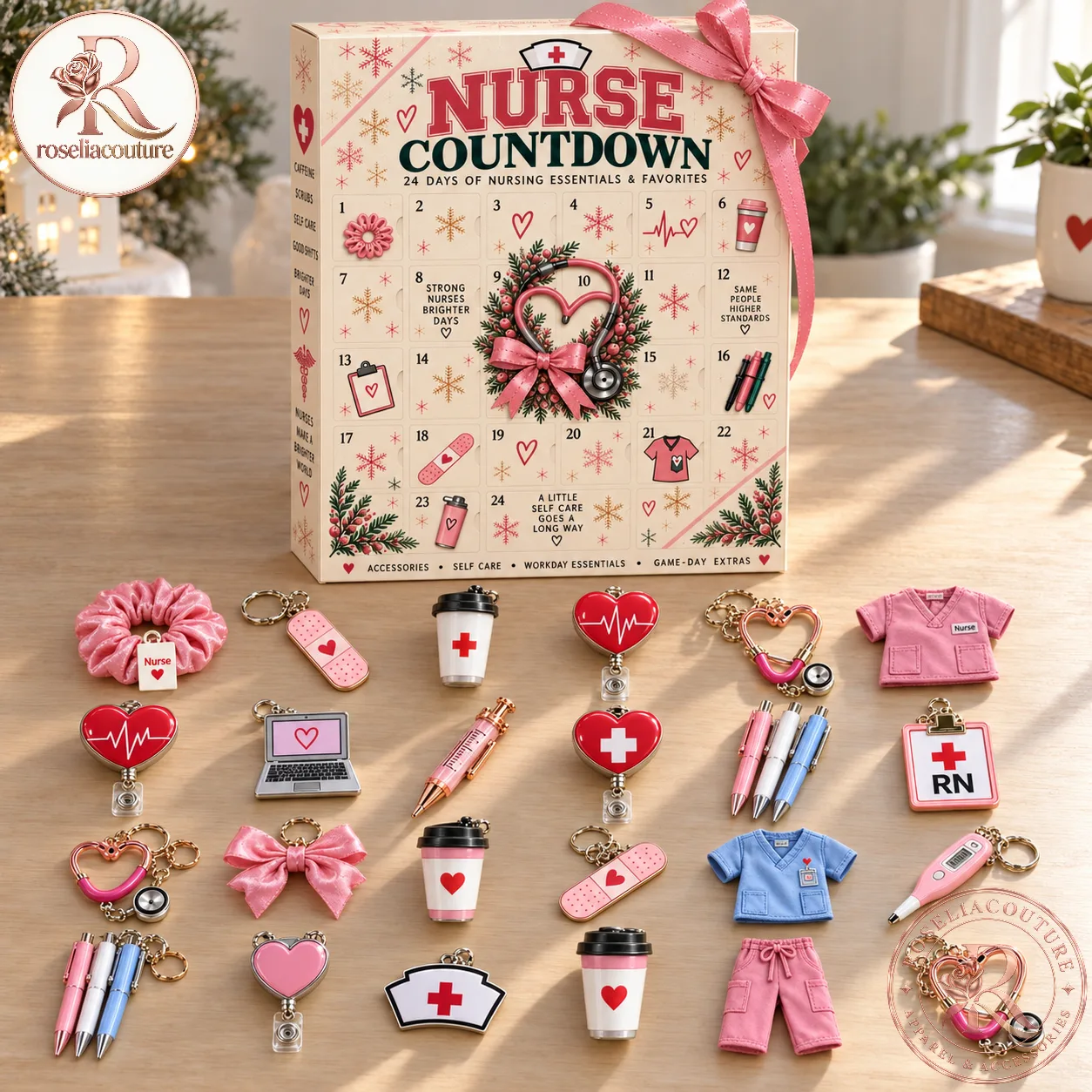 Nurse Countdown 24-Day Christmas Advent Calendar 2026