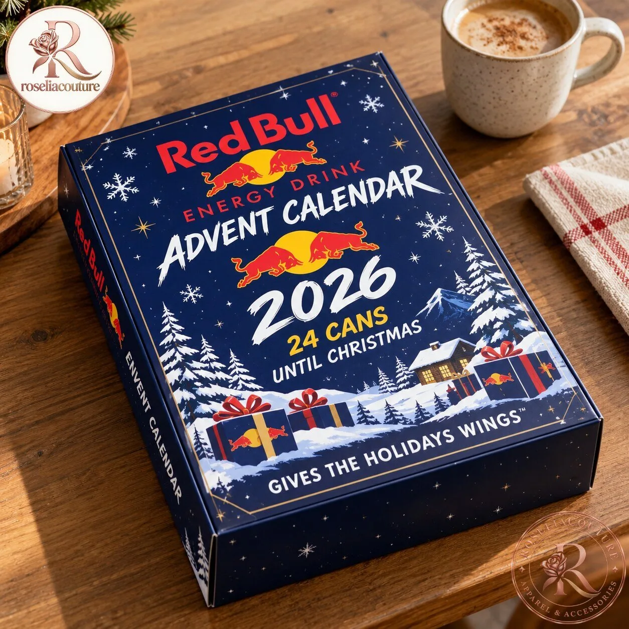 Red Bull 24-Can Christmas Countdown Calendar