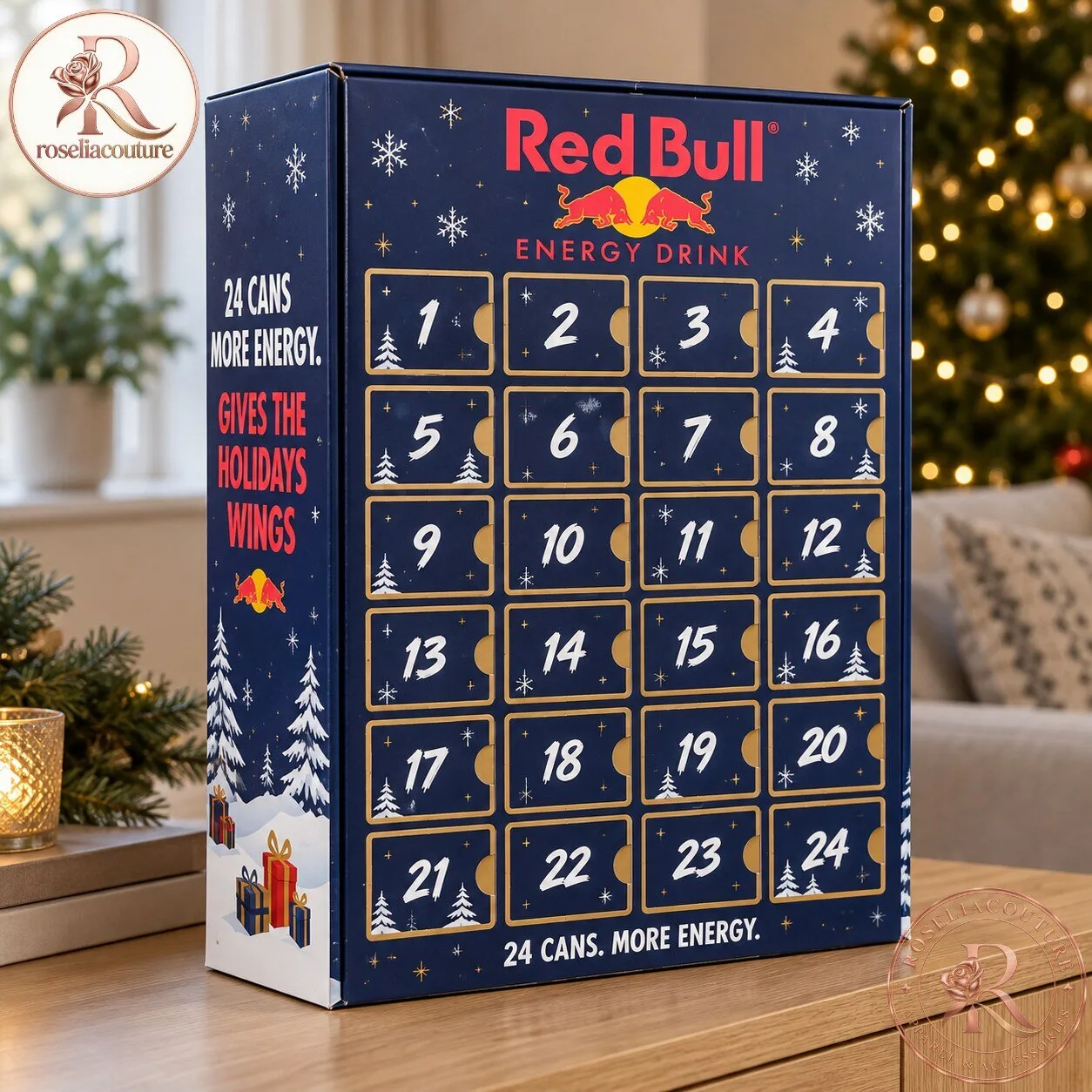Red Bull 24-Can Christmas Countdown Calendar 6 Red Bull 24-Can Christmas Countdown Calendar