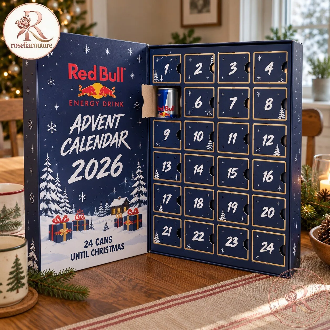 Red Bull 24-Can Christmas Countdown Calendar 7 Red Bull 24-Can Christmas Countdown Calendar