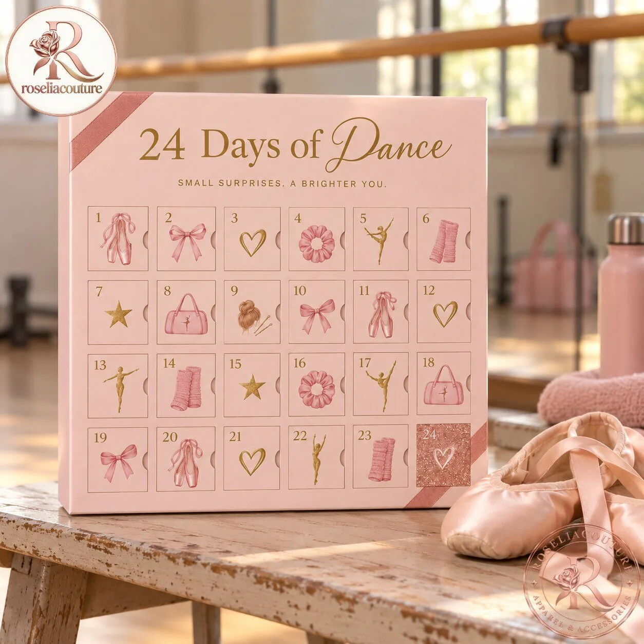 Dance Accessories Advent Calendar for Teen Girls 12 Dance Accessories Advent Calendar for Teen Girls