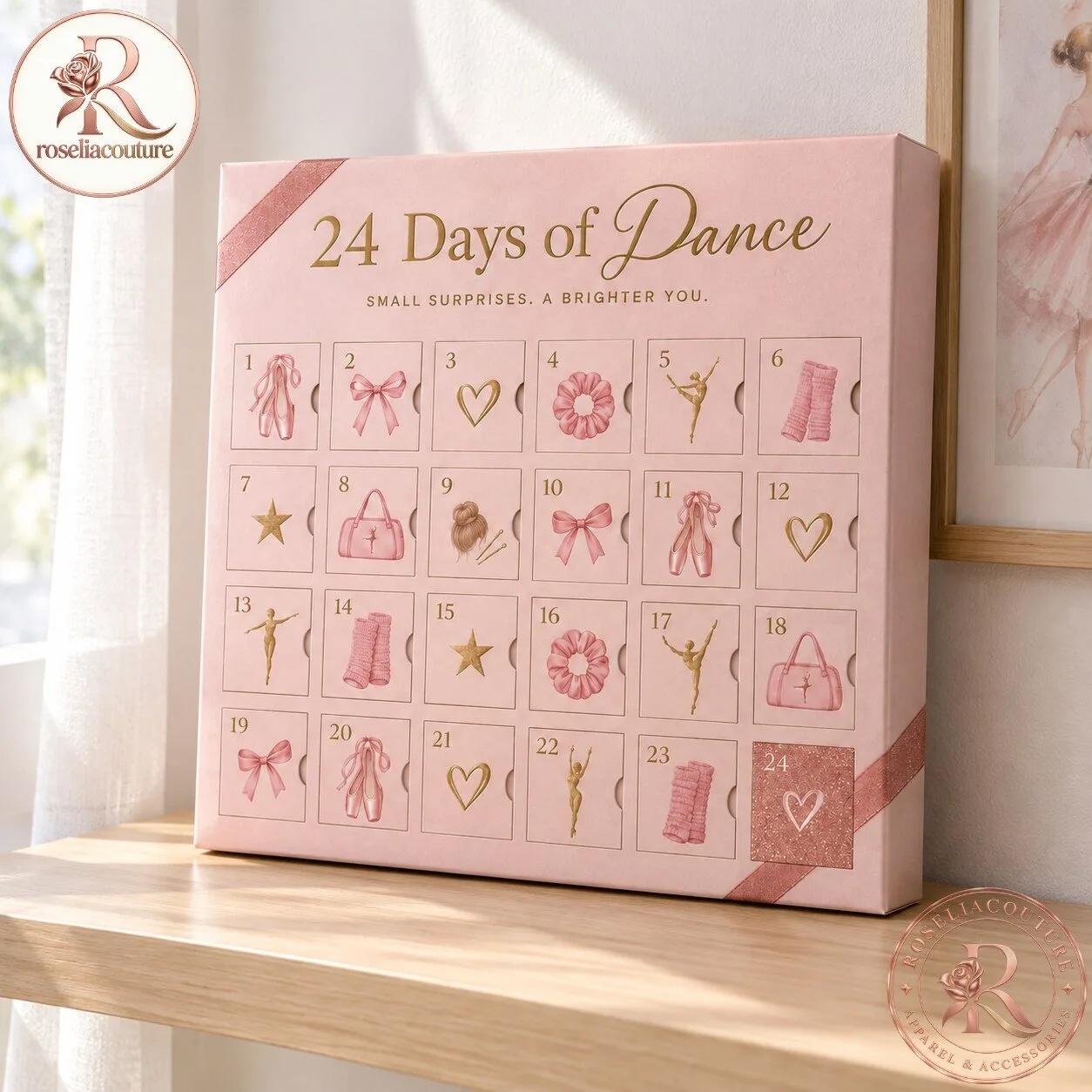 Dance Accessories Advent Calendar for Teen Girls 13 Dance Accessories Advent Calendar for Teen Girls