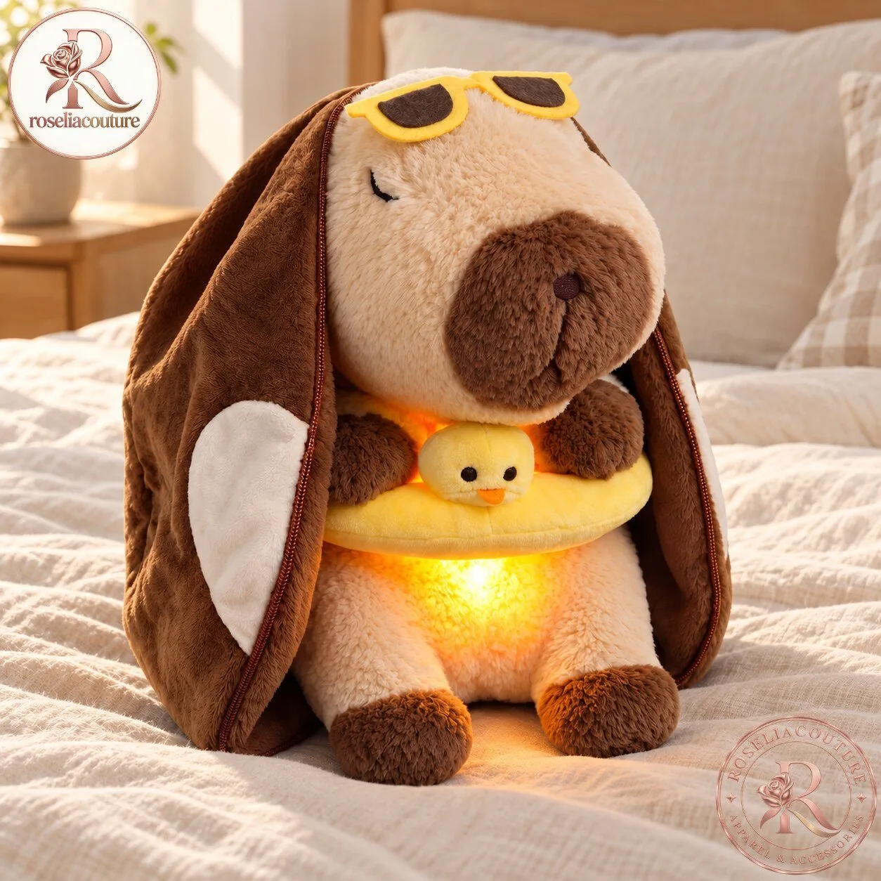 Calming Breathing Capybara Plush with Night Light 5 Calming Breathing Capybara Plush with Night Light
