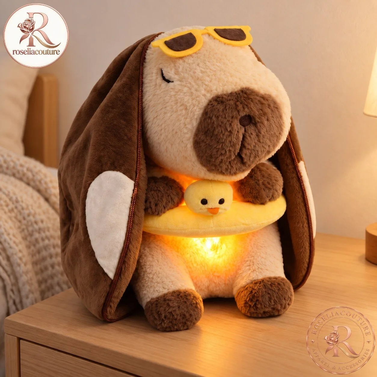 Calming Breathing Capybara Plush with Night Light 6 Calming Breathing Capybara Plush with Night Light