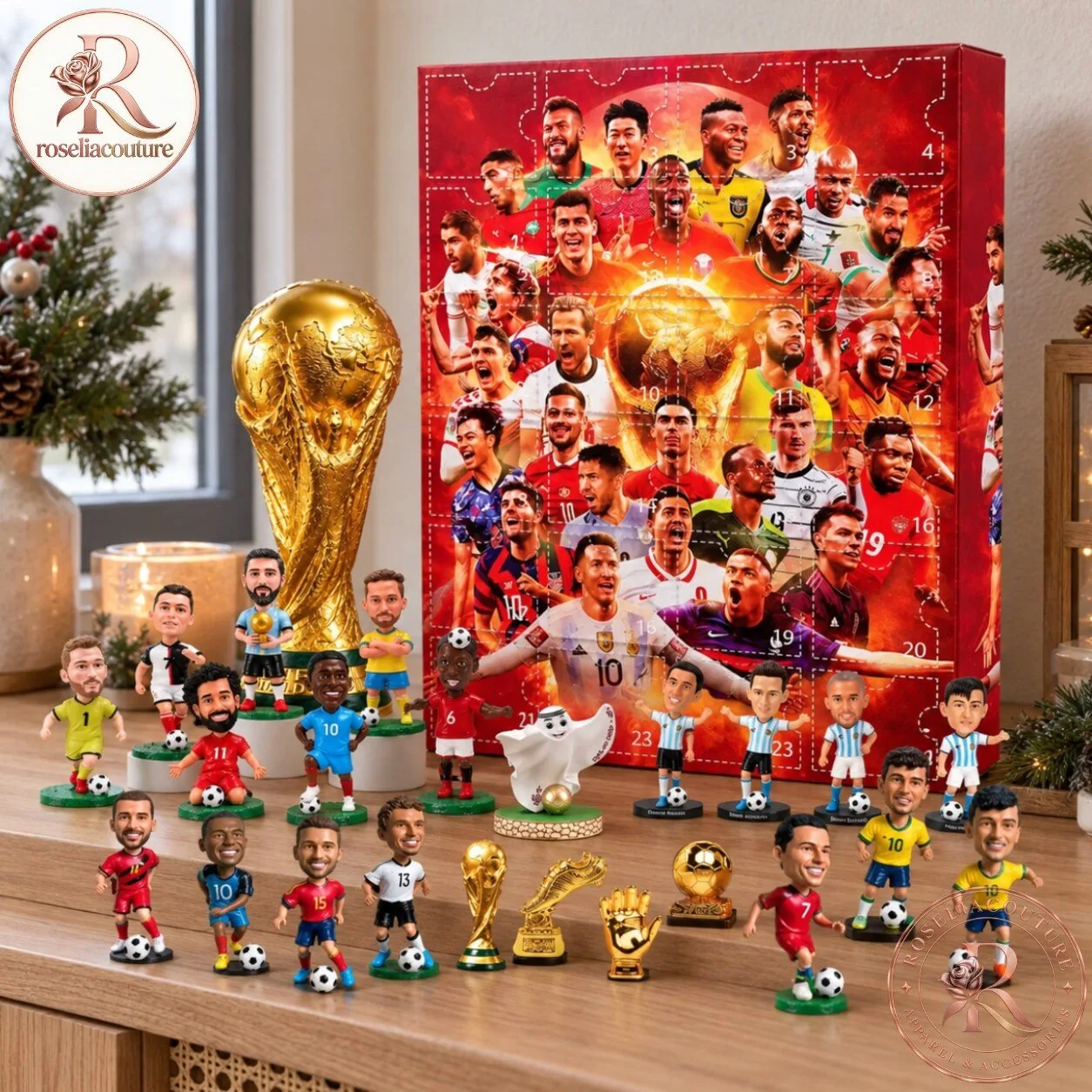 "Top 2026 Holiday Gifts: Capybara Plush, Soccer Calendar, Toy Cars" 3 Soccer Advent Calendar 2026 for Men and Kids