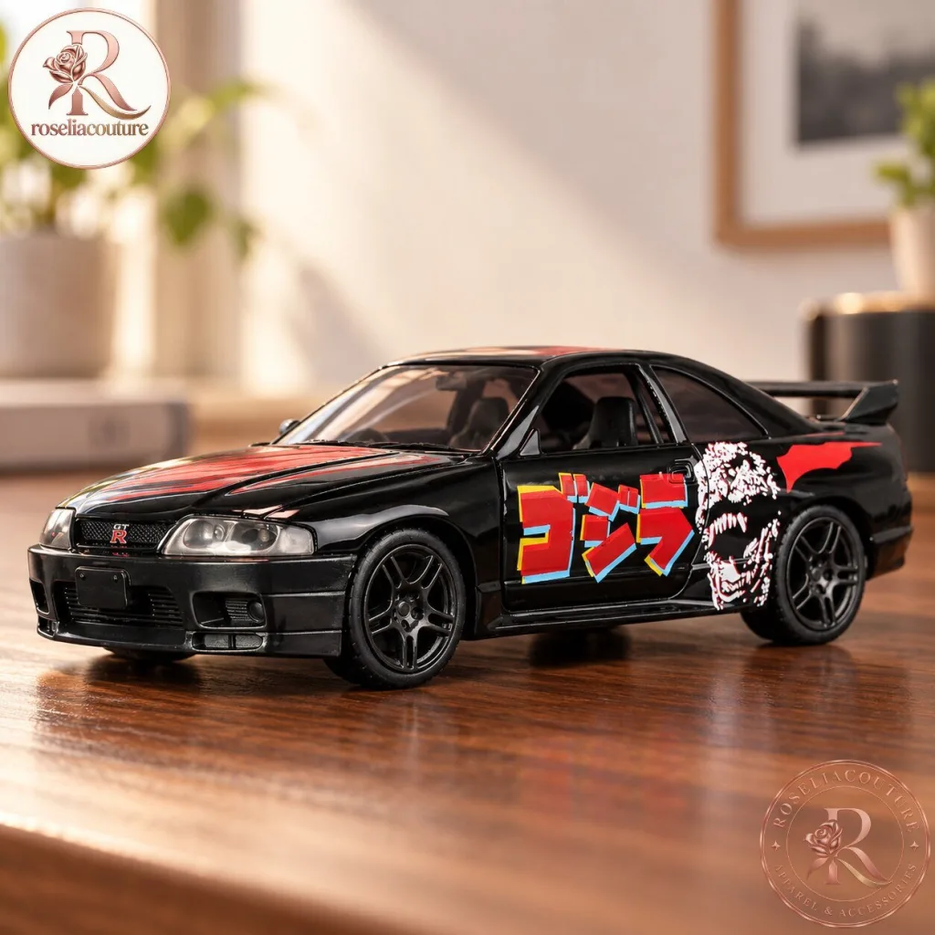 Godzilla Nissan Skyline GT-R R33 Die-Cast Model Car Godzilla Nissan Skyline GT-R R33 Die-Cast Model Car
