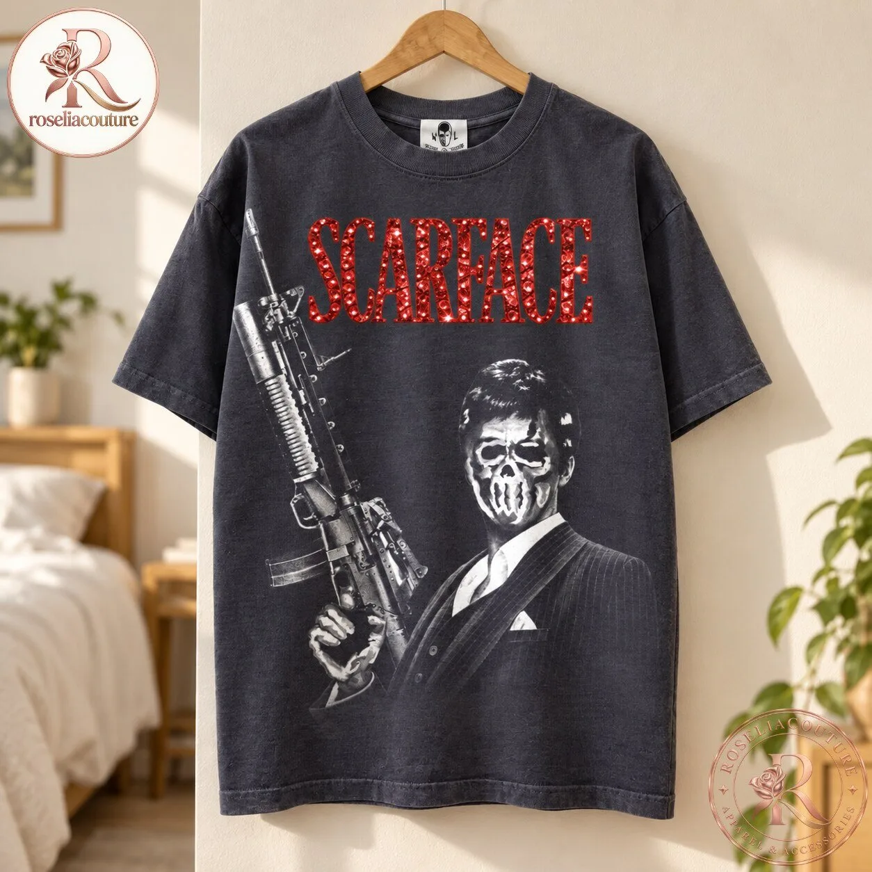 Vintage Scarface Tony Montana Graphic T-Shirt