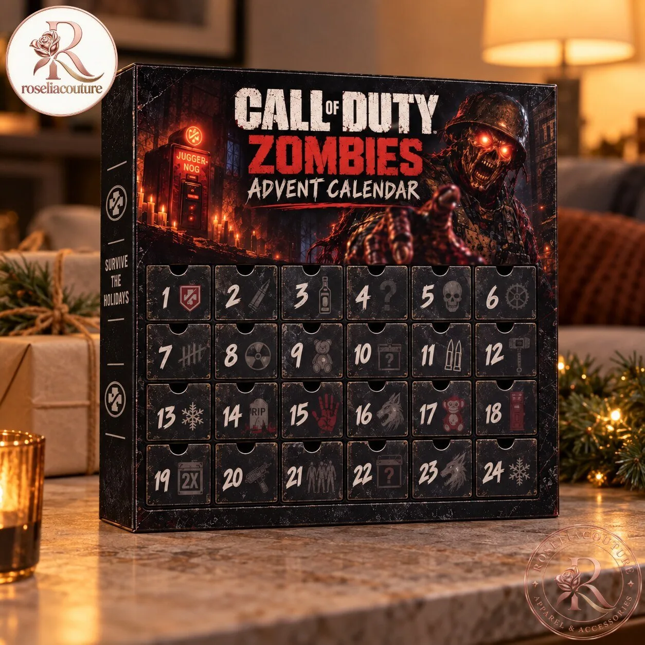 COD Zombies 24-Day Christmas Countdown Calendar 8 COD Zombies 24-Day Christmas Countdown Calendar
