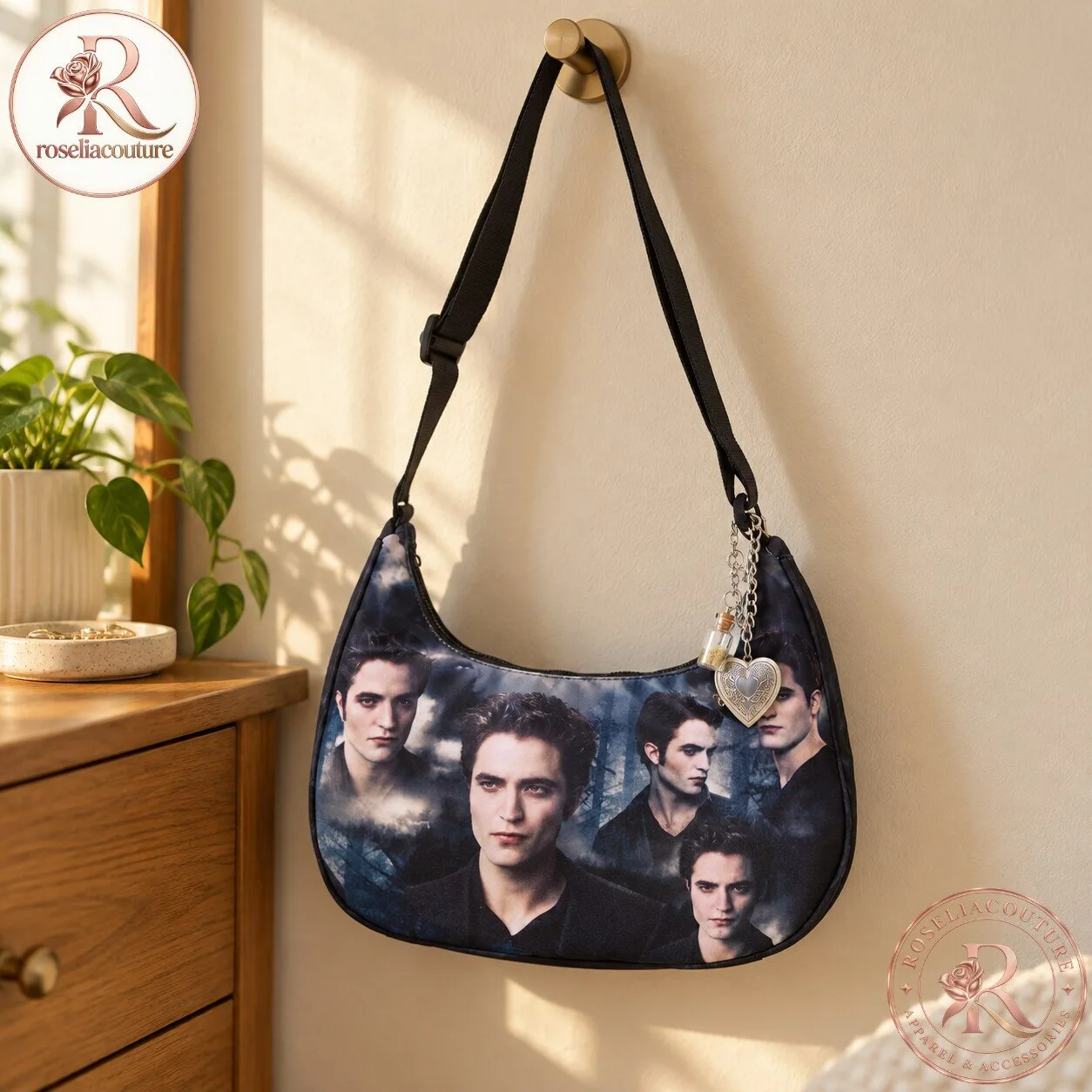 The Twilight Saga Edward Cullen Collage Shoulder Bag