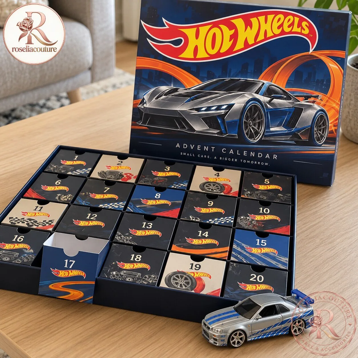 24 Days of Hot Wheels Collectible Cars Gift Set 11 24 Days of Hot Wheels Collectible Cars Gift Set