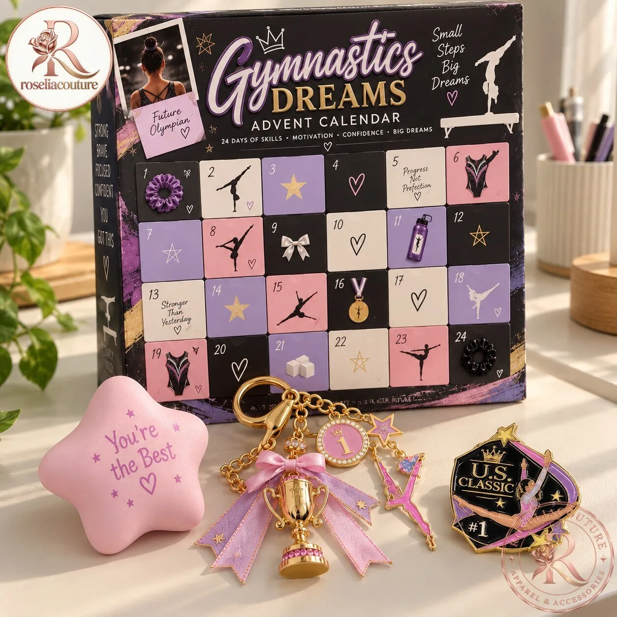 Gymnastics 24-Day Christmas Countdown Calendar