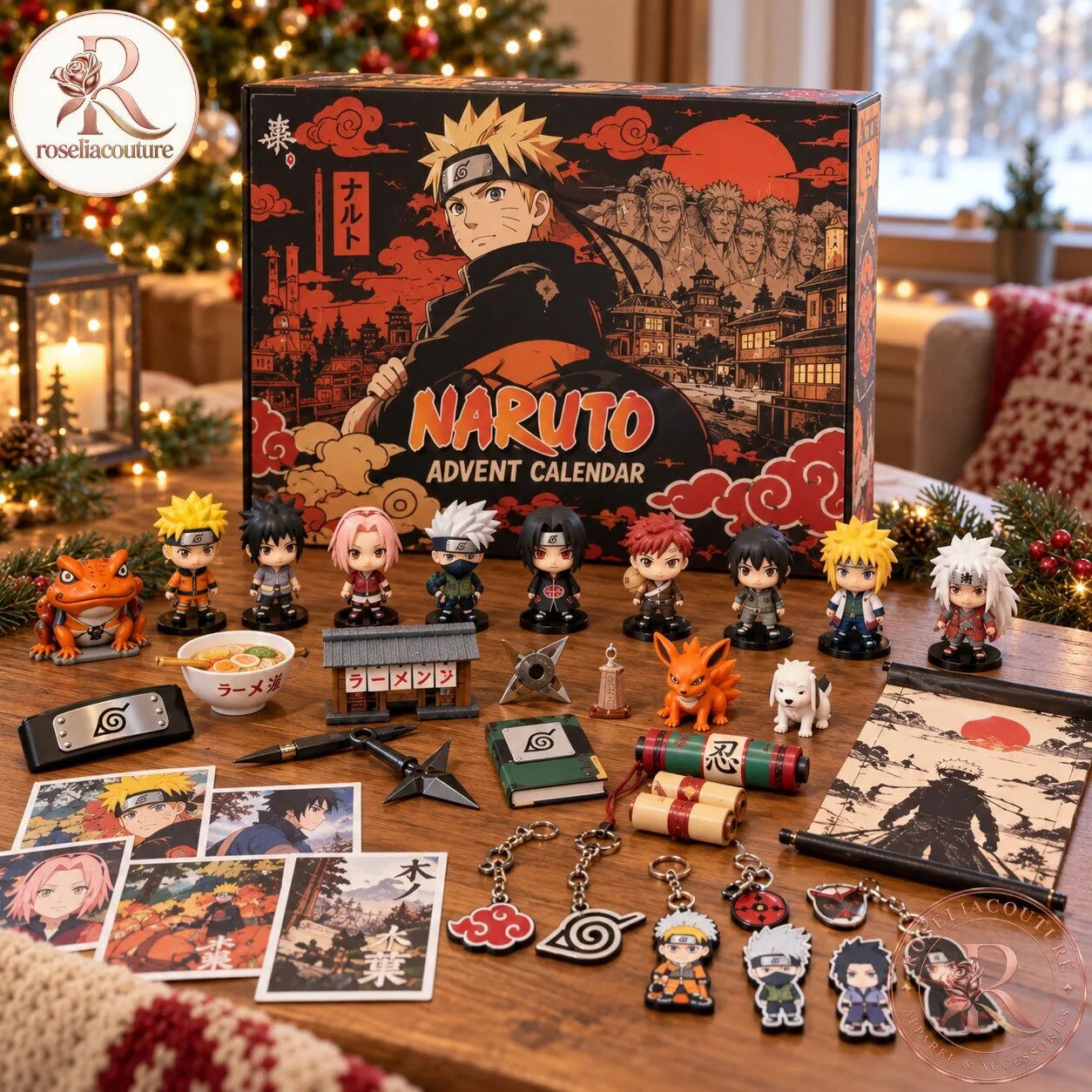 Naruto Advent Calendar – 24 Days of Anime Collectible Ornaments