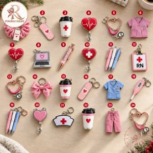Nurse Countdown 24-Day Christmas Advent Calendar 2026