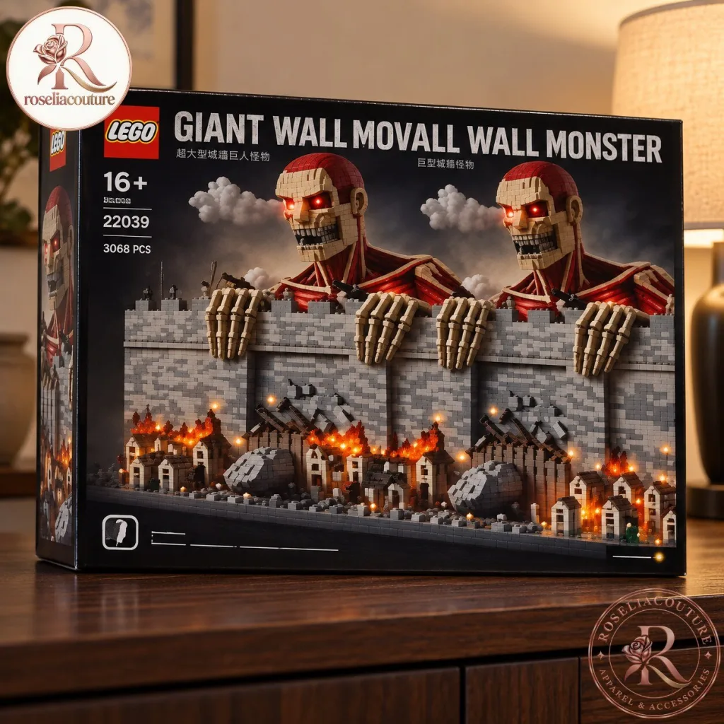 "Ultimate Gift Guide: Attack on Titan Set and CheekFlex Sweatpants" 28 Attack on Titan Colossal Titan Wall Building Block Set