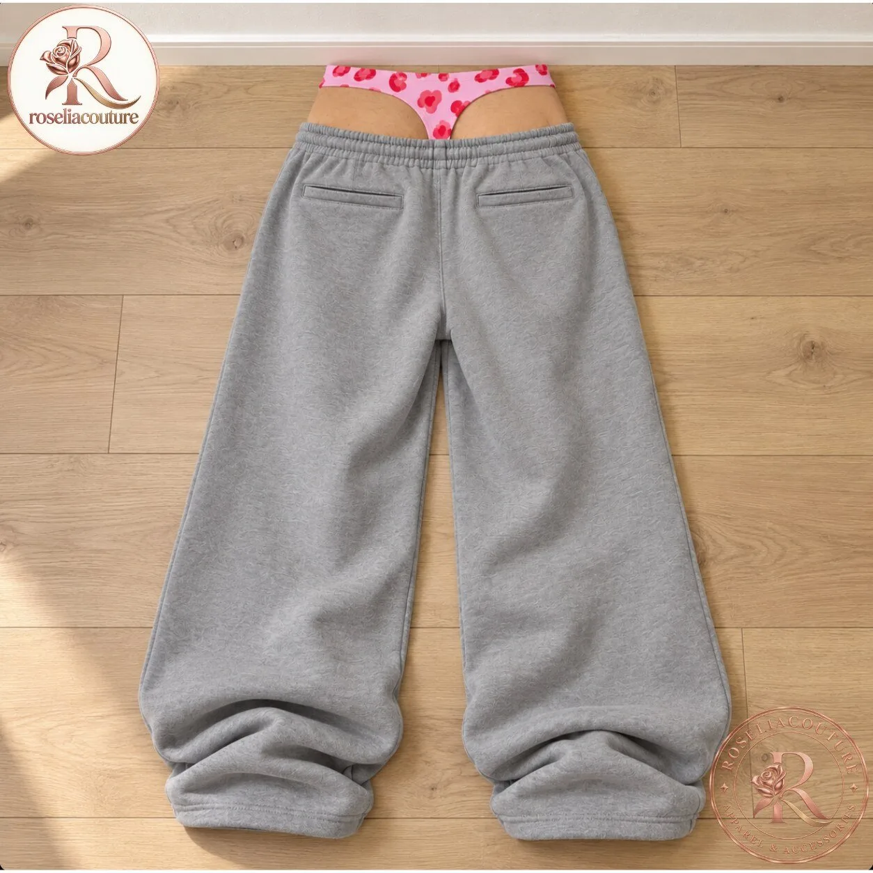 CheekFlex Pink Hearts Graphic Sweatpants 5 CheekFlex Pink Hearts Graphic Sweatpants