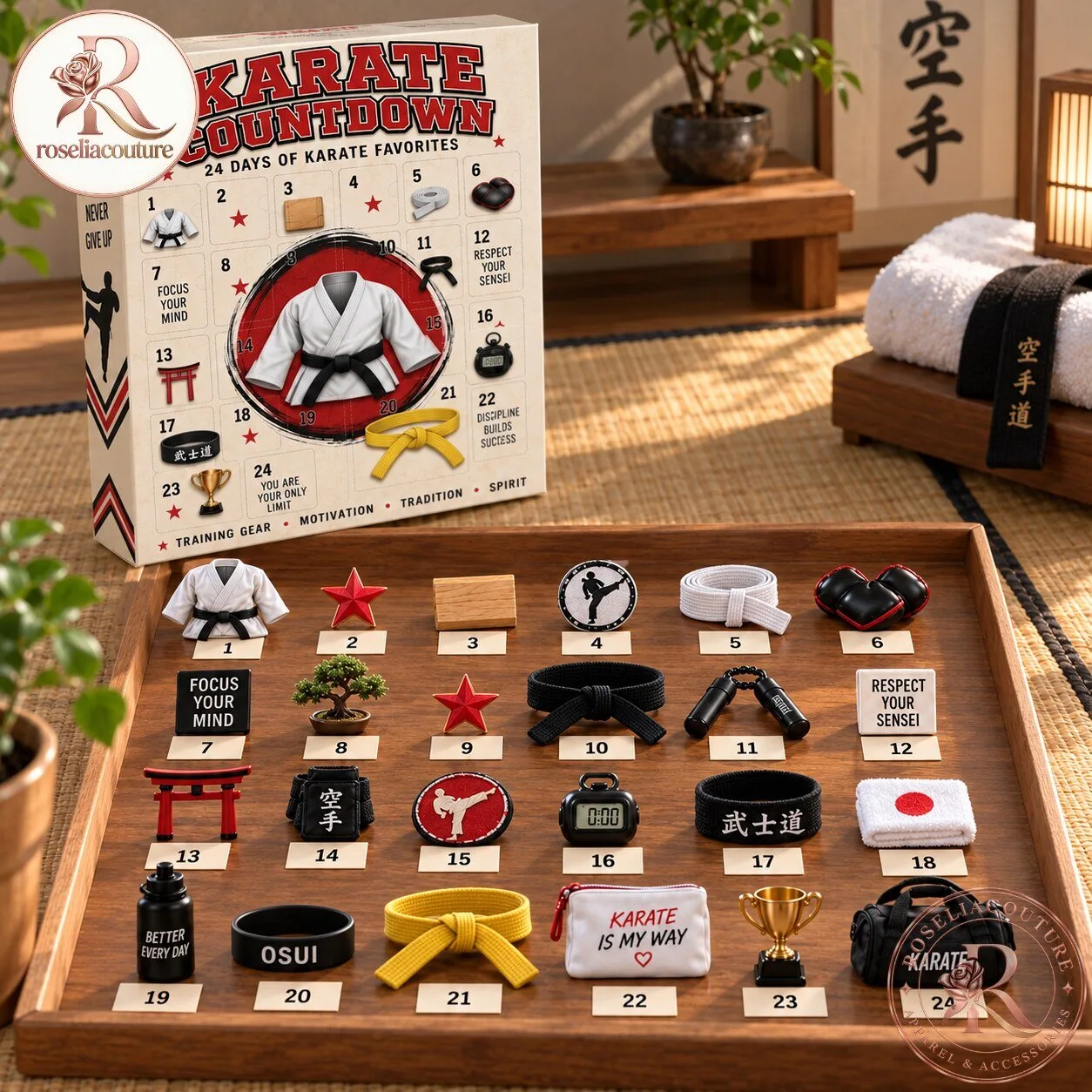 Karate Countdown Advent Calendar 2026 for Kids and Teens
