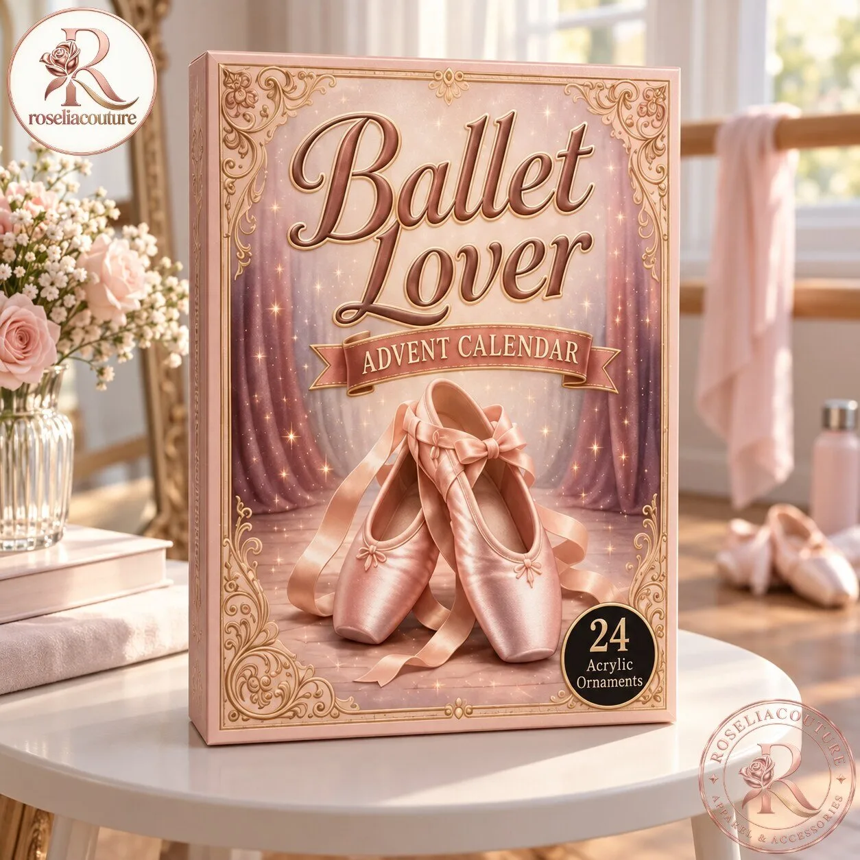 Ballet Lover Advent Calendar 2026 – 24 Acrylic Ornaments