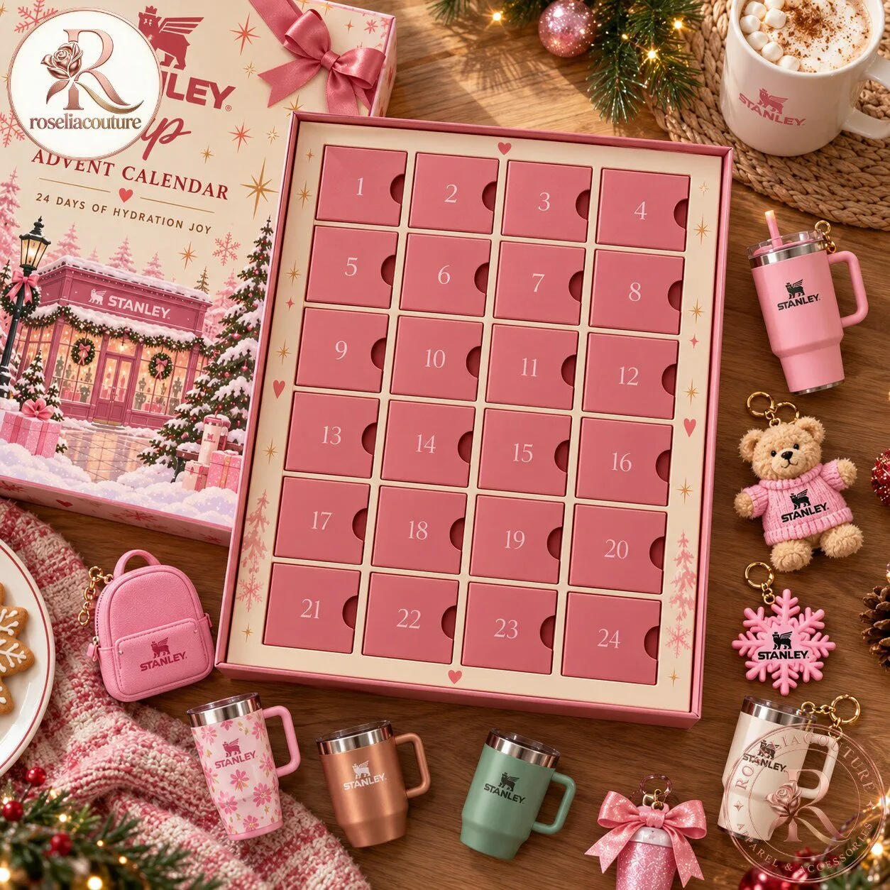 Stanley Cup Advent Calendar 2026 – 24 Days of Hydration Joy 5 Stanley Cup Advent Calendar 2026 – 24 Days of Hydration Joy