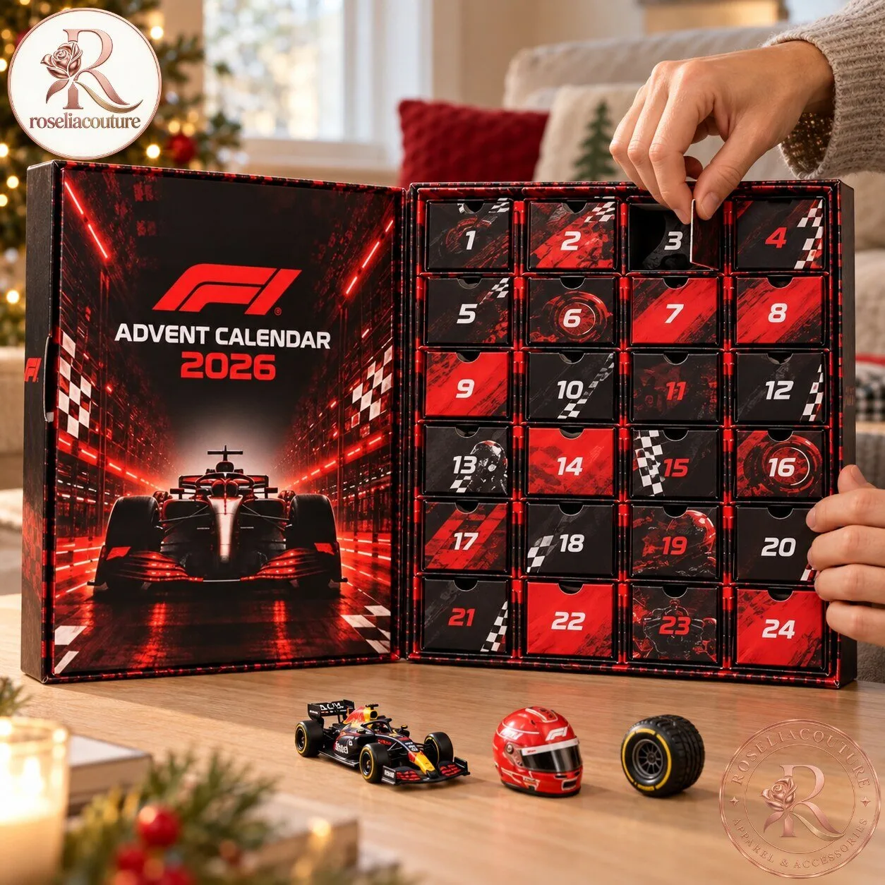 THE GRAND PRIX 2026 カレンダー 12個 Grand Prix Advent Calendar 2026 – 24 Iconic Racing Cars