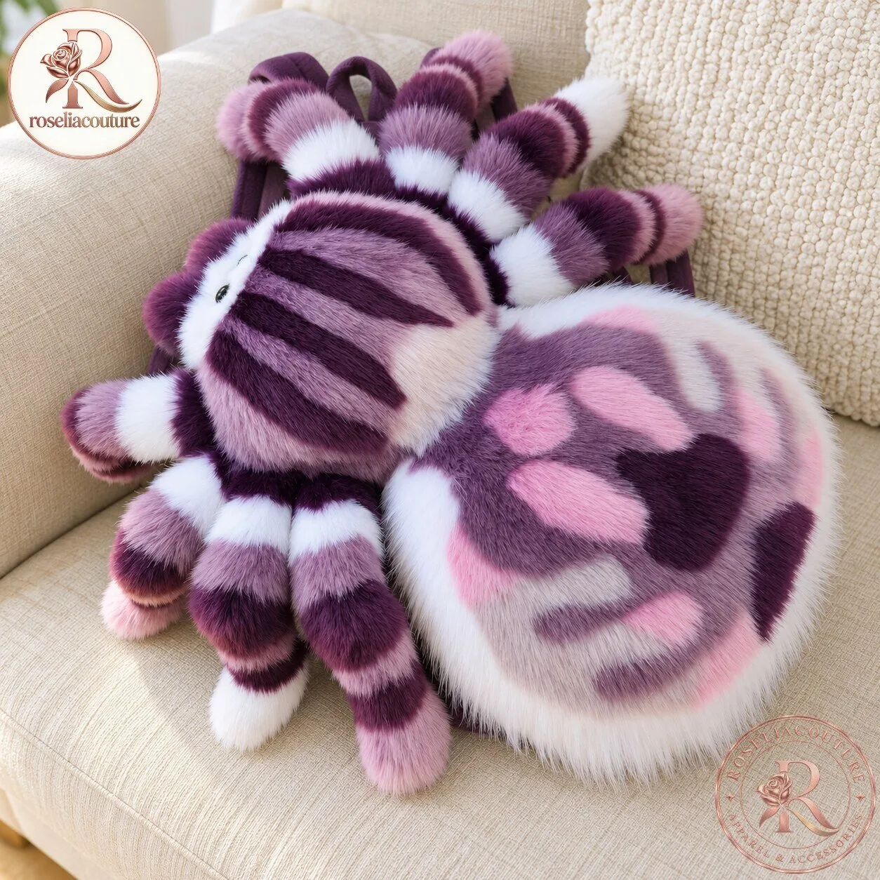 Violet the Jumping Spider Plush Backpack