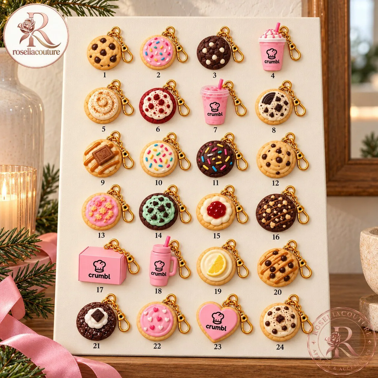 Crumbl Cookies 24 Day Christmas Advent Calendar 5 Crumbl Cookies 24 Day Christmas Advent Calendar