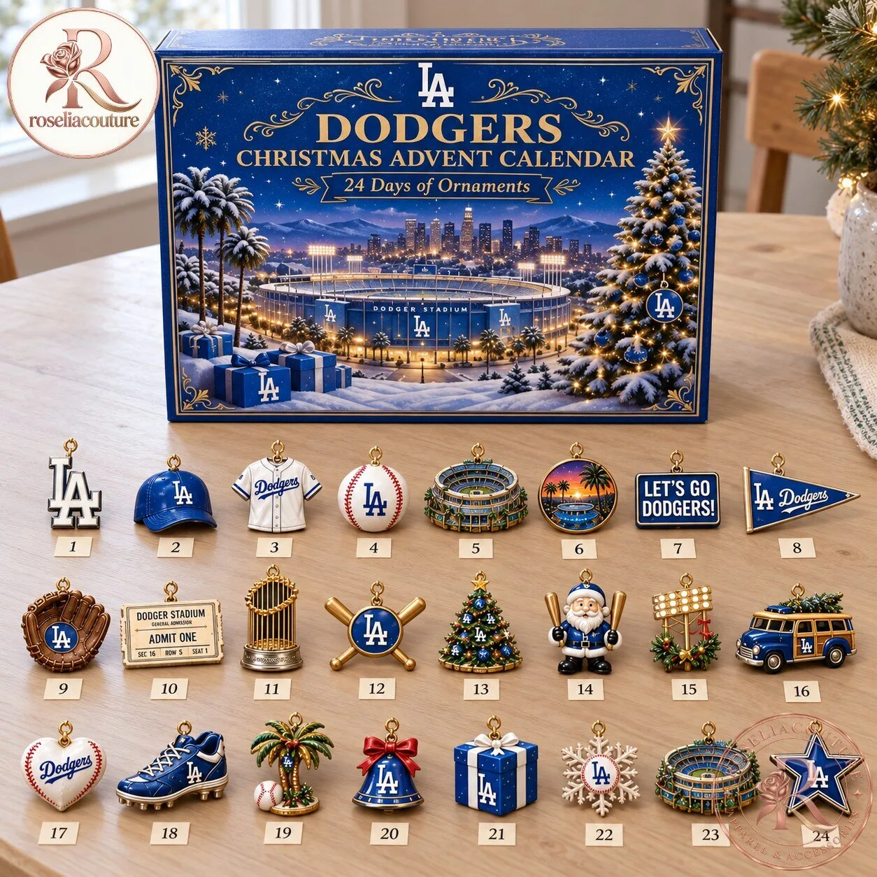 Los Angeles Dodgers Advent Calendar 2026 Christmas Countdown
