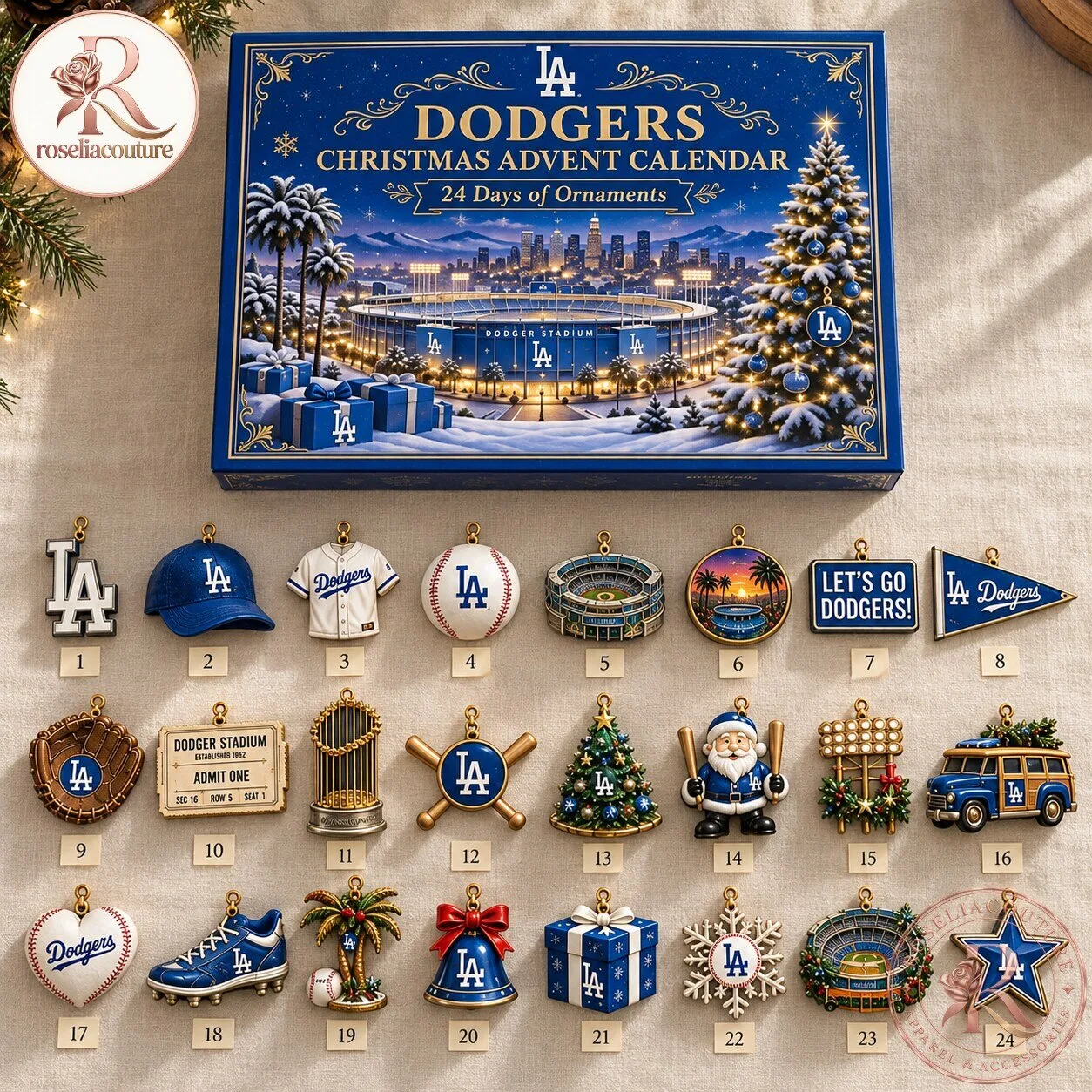 Los Angeles Dodgers Advent Calendar 2026 Christmas Countdown 7 Los Angeles Dodgers Advent Calendar 2026 Christmas Countdown