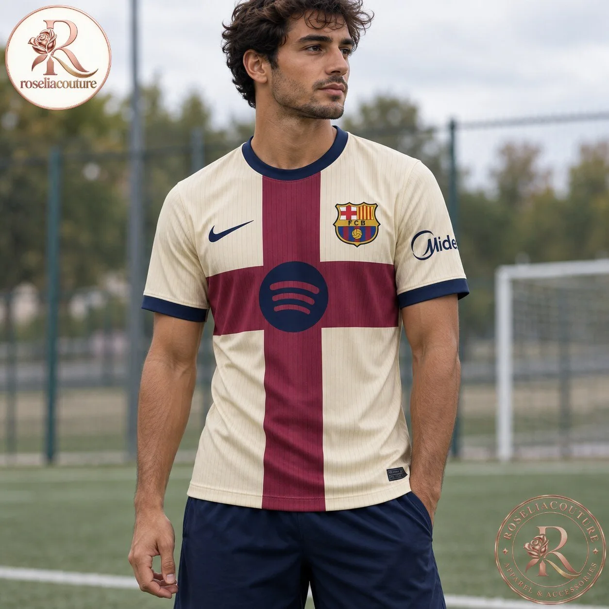 FC Barcelona 26-27 Special Fourth Kit Leaked in Cream and Red 7 FC Barcelona 26-27 Special Fourth Kit Leaked in Cream and Red