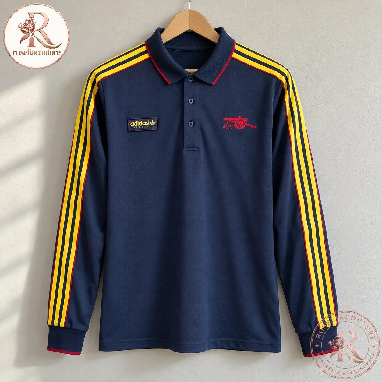 Adidas Originals SPZL x Arsenal Men's Long Sleeve Polo