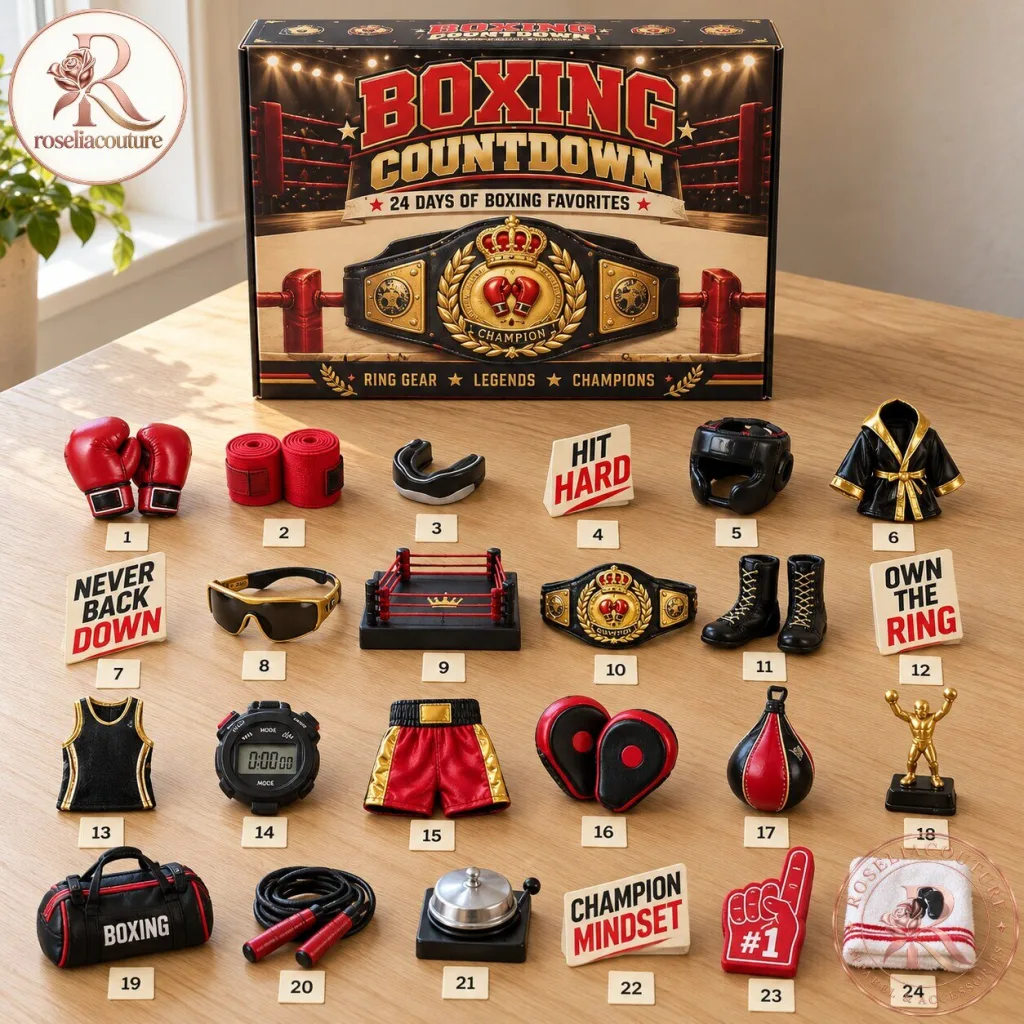 Boxing Advent Calendar with 24 Miniature Boxing Surprises