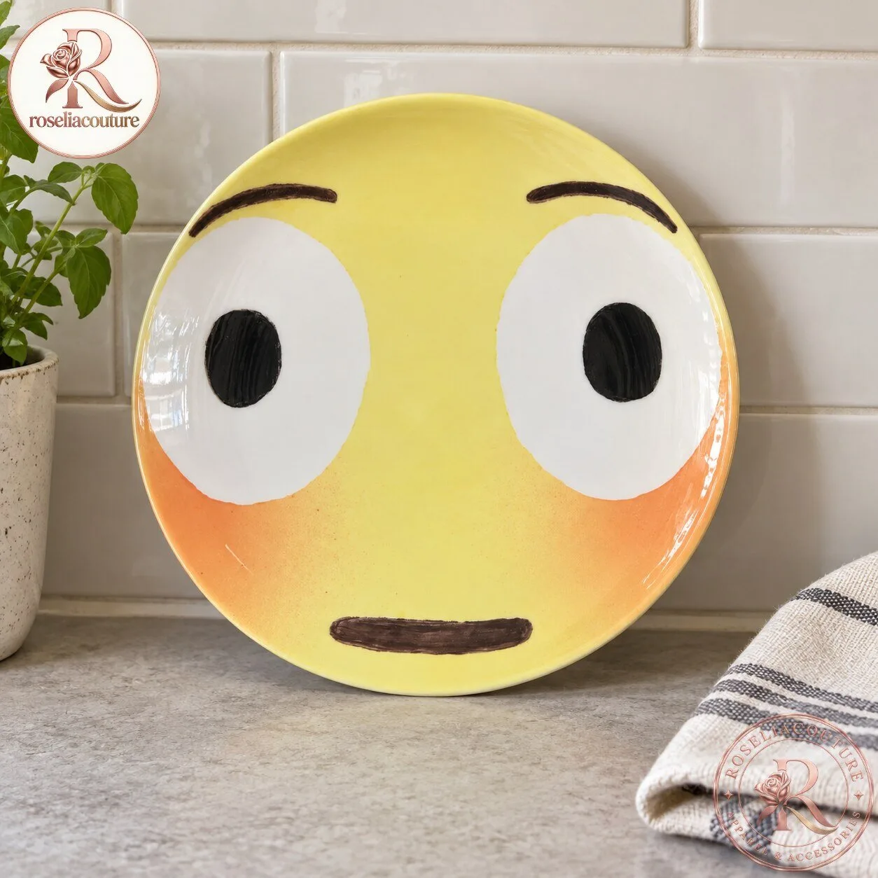 Cute Blushing Face Plate with Rosy Cheeks 5 Cute Blushing Face Plate with Rosy Cheeks