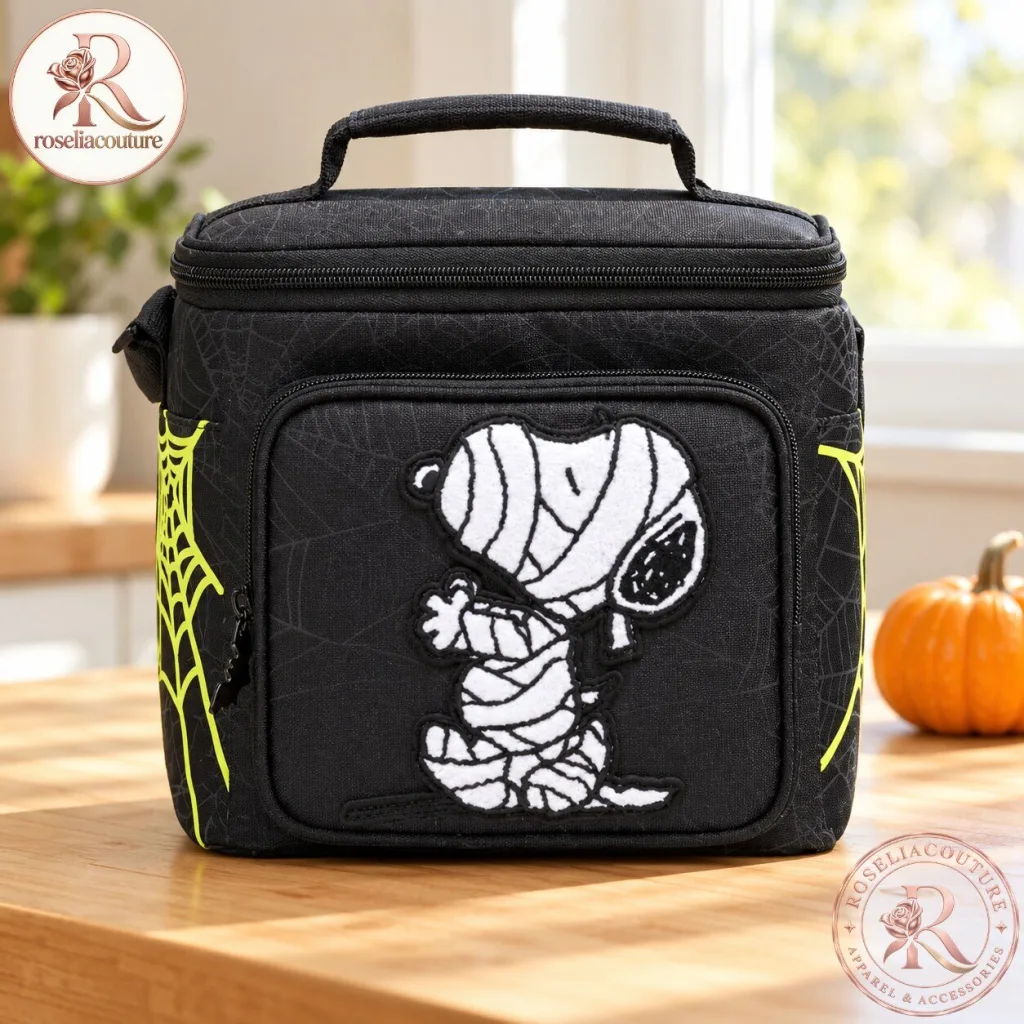 Snoopy Mummy Black Square Cooler Bag for Halloween Snoopy Mummy Black Square Cooler Bag for Halloween