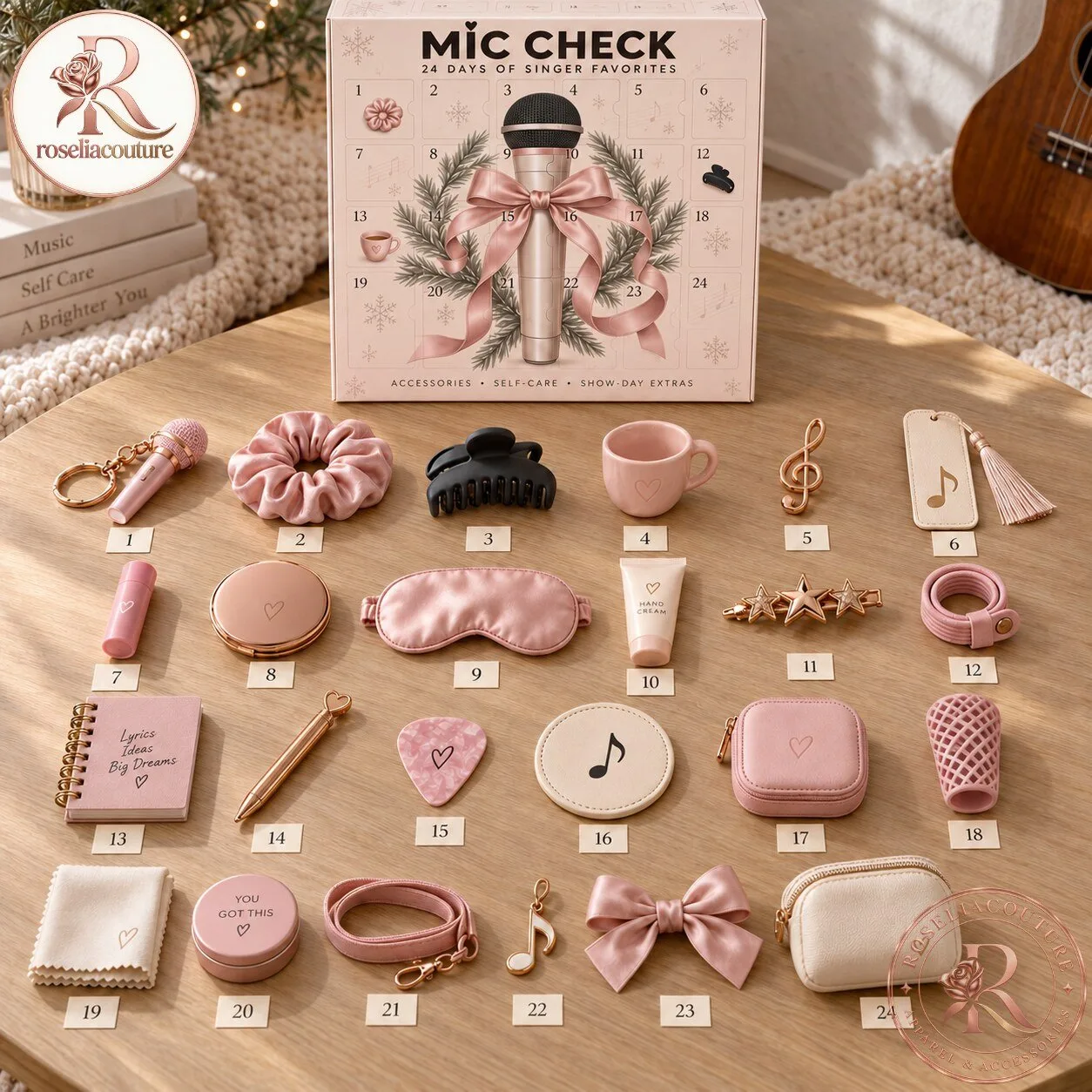 Mic Check Singer Advent Calendar 24 Day Christmas Countdown