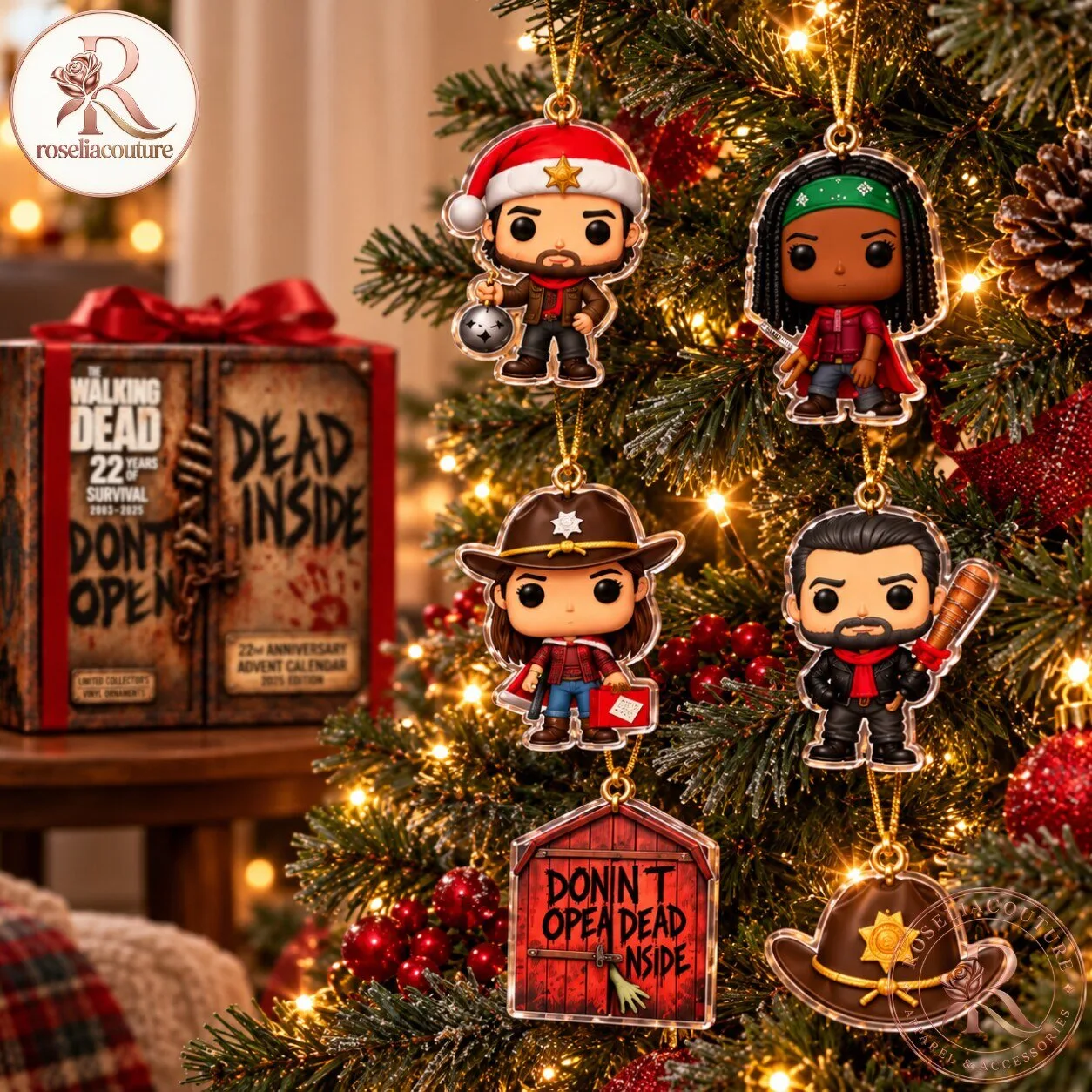 The Walking Dead Advent Calendar with 24 Christmas Ornaments 6 The Walking Dead Advent Calendar with 24 Christmas Ornaments