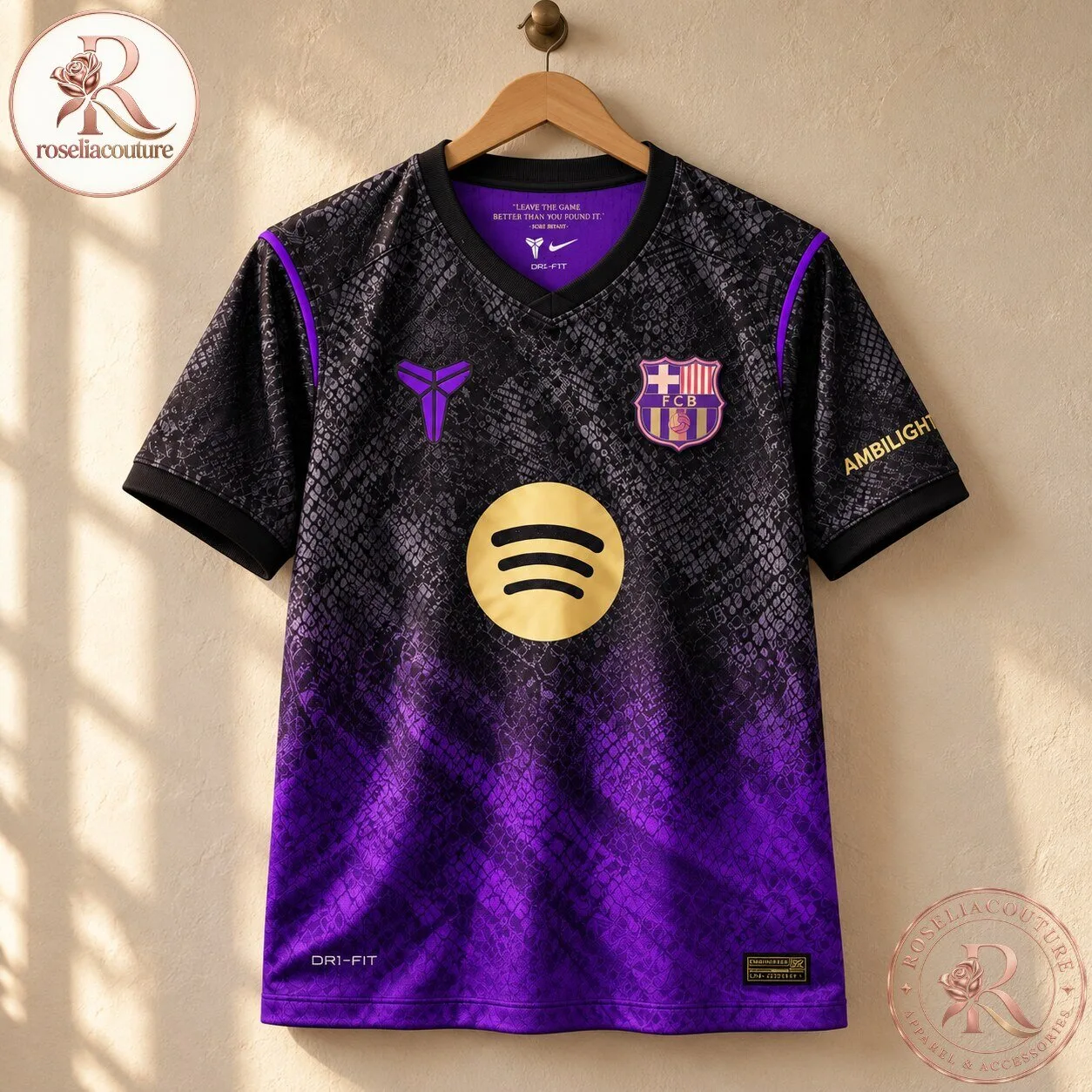Nike Mamba FC Barcelona 26-27 Black and Purple Jersey
