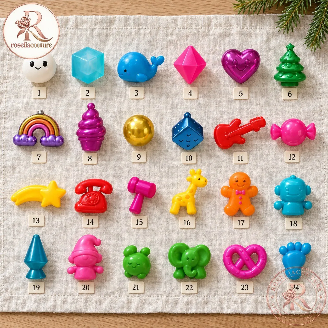 NeeDoh Mini Squishy Toy Advent Calendar Christmas Gift Box 7 NeeDoh Mini Squishy Toy Advent Calendar Christmas Gift Box