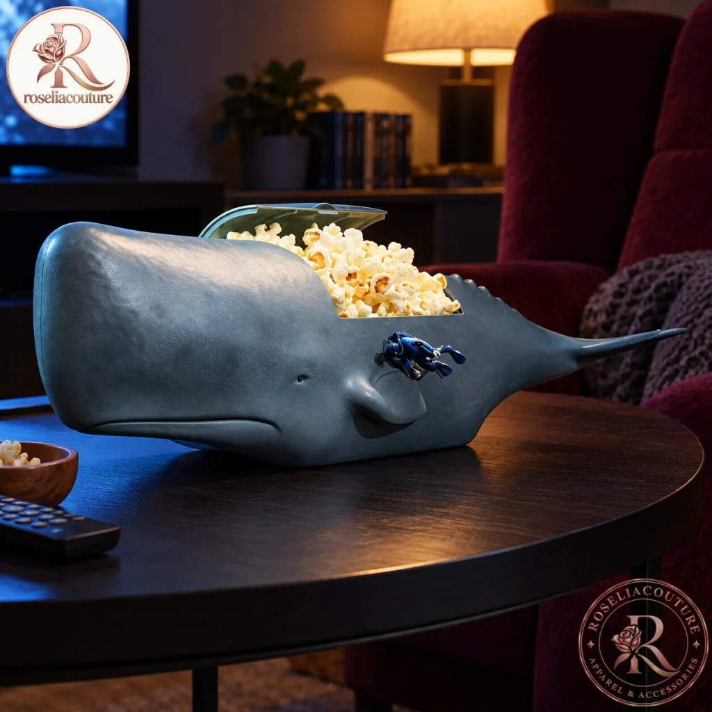 Whalefall Collectible Whale Shaped Popcorn Container Whalefall Collectible Whale Shaped Popcorn Container