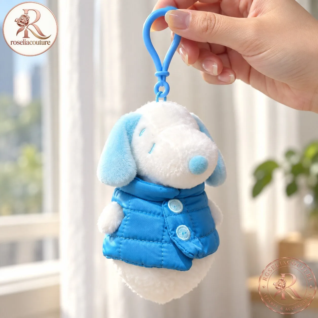 Cute Snoopy Plush Bag Charm for Bags and Backpacks
