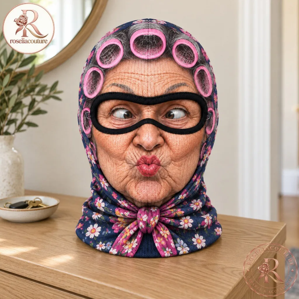 "Winter Balaclava, Skeleton T-Shirt, and Retro Football Shirt Sale" 1 Grandma Alpine Balaclava Ski Mask for Winter