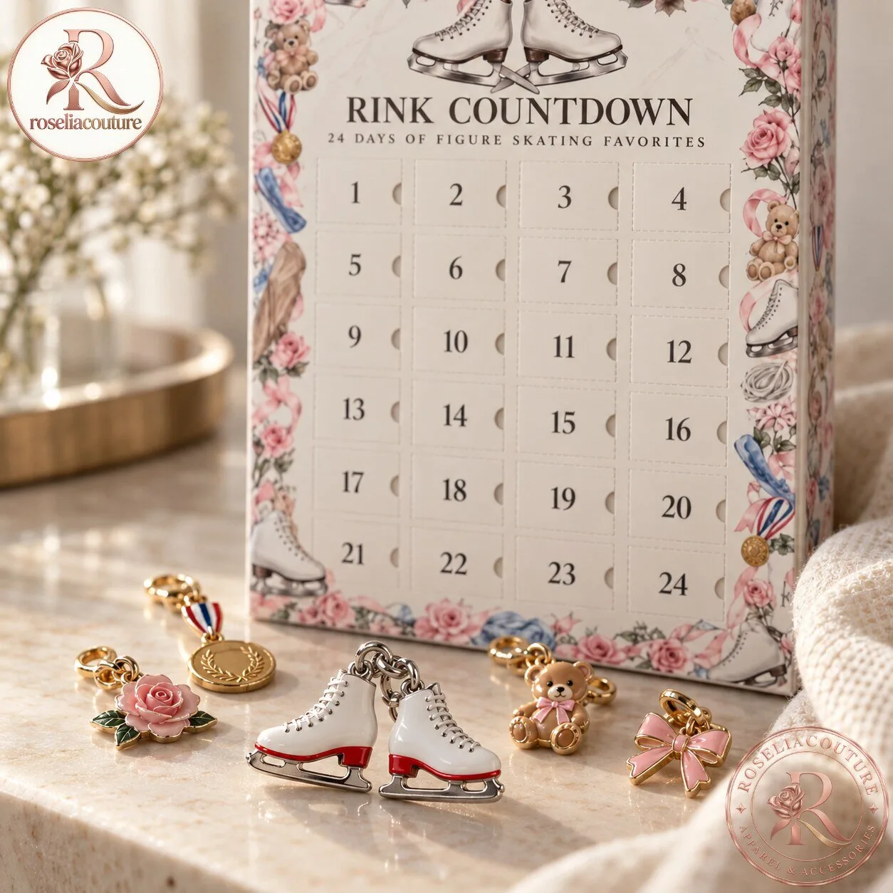 Rink Countdown Advent Calendar with 24 Figure Skating Surprises 6 Rink Countdown Advent Calendar with 24 Figure Skating Surprises