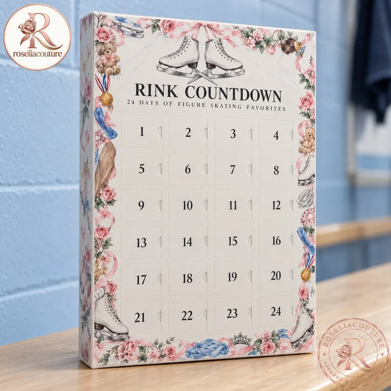 Rink Countdown Advent Calendar with 24 Figure Skating Surprises 7 Rink Countdown Advent Calendar with 24 Figure Skating Surprises