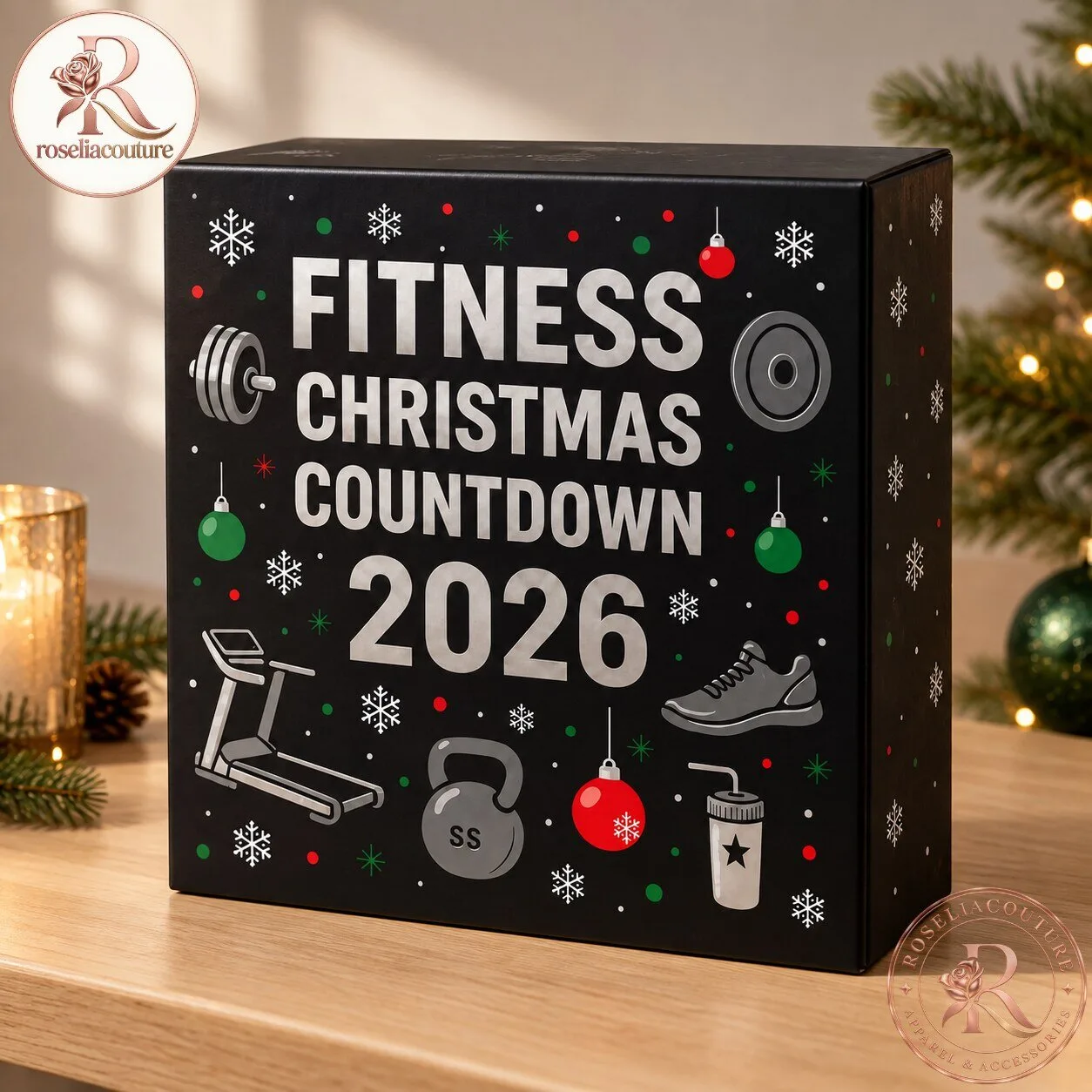 Fitness Christmas Countdown 2026 Advent Calendar with Gym Ornaments 7 Fitness Christmas Countdown 2026 Advent Calendar with Gym Ornaments