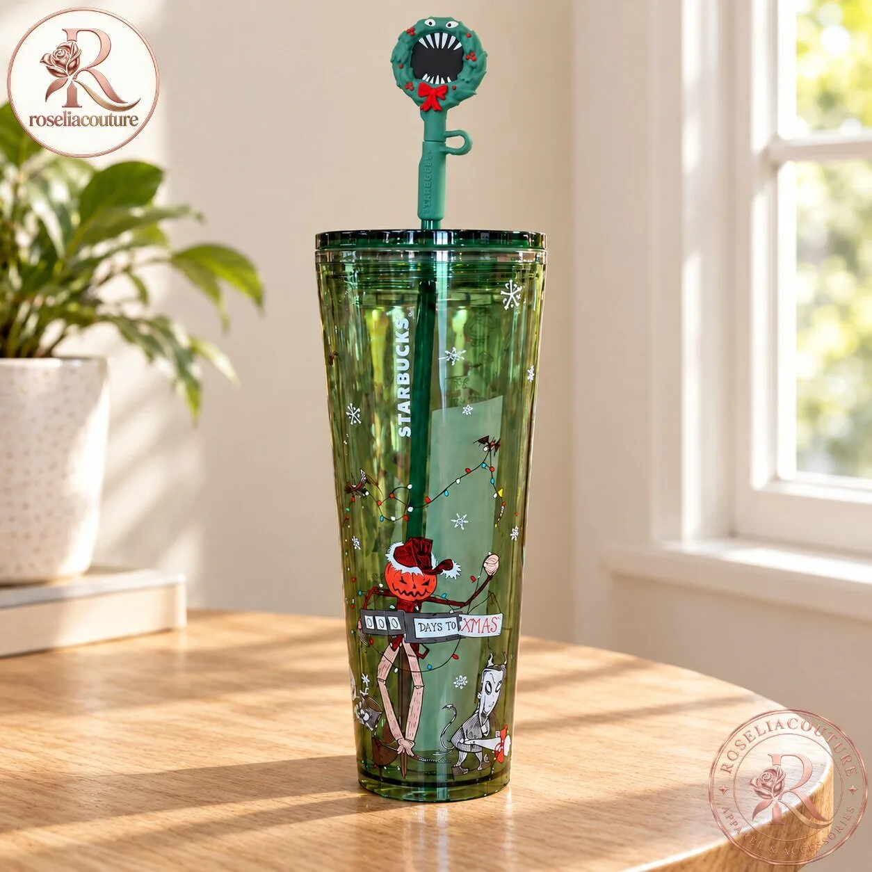 Starbucks The Nightmare Before Christmas Tumbler with Straw