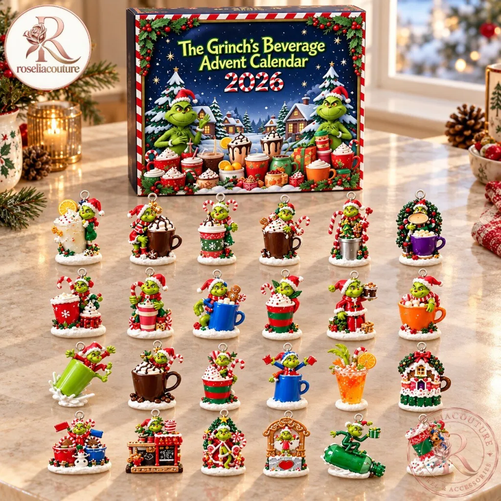 "Count Down to Christmas 2026 with the Grinch Beverage Advent Calendar" 20 The Grinch Beverage Advent Calendar 2026 Christmas Countdown