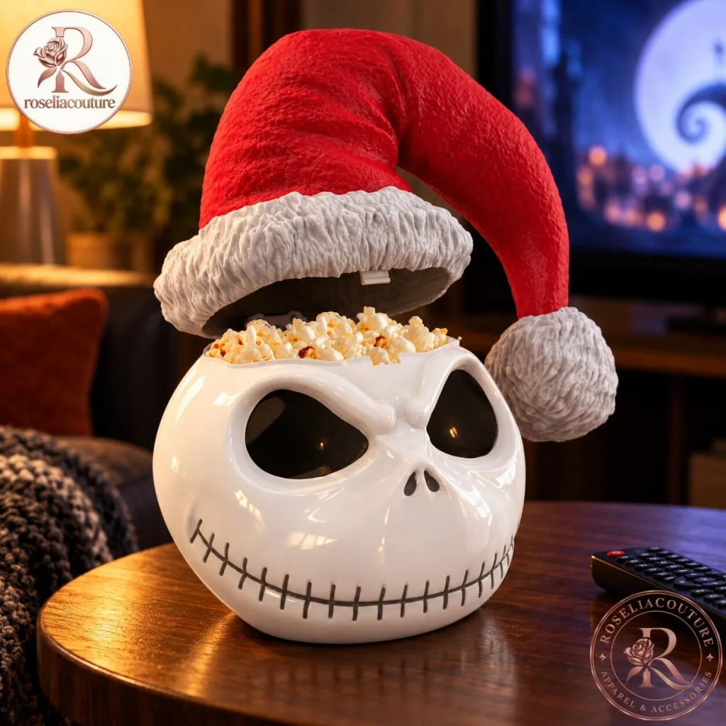 The Nightmare Before Christmas Jack Skellington Santa Popcorn Bucket The Nightmare Before Christmas Jack Skellington Santa Popcorn Bucket