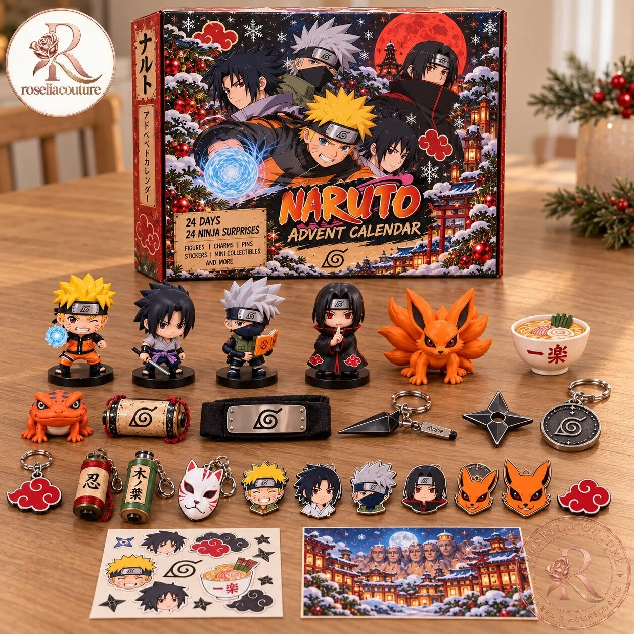 Naruto Advent Calendar 24 Day Christmas Countdown