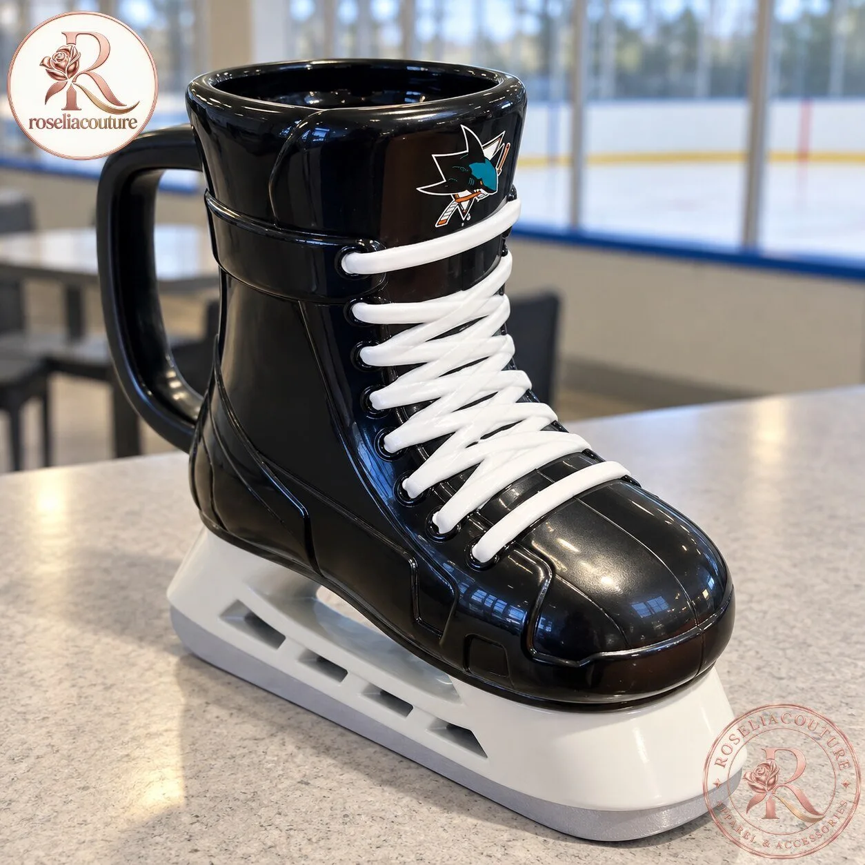 San Jose Sharks Hockey Skate Shaped Beer Mug
