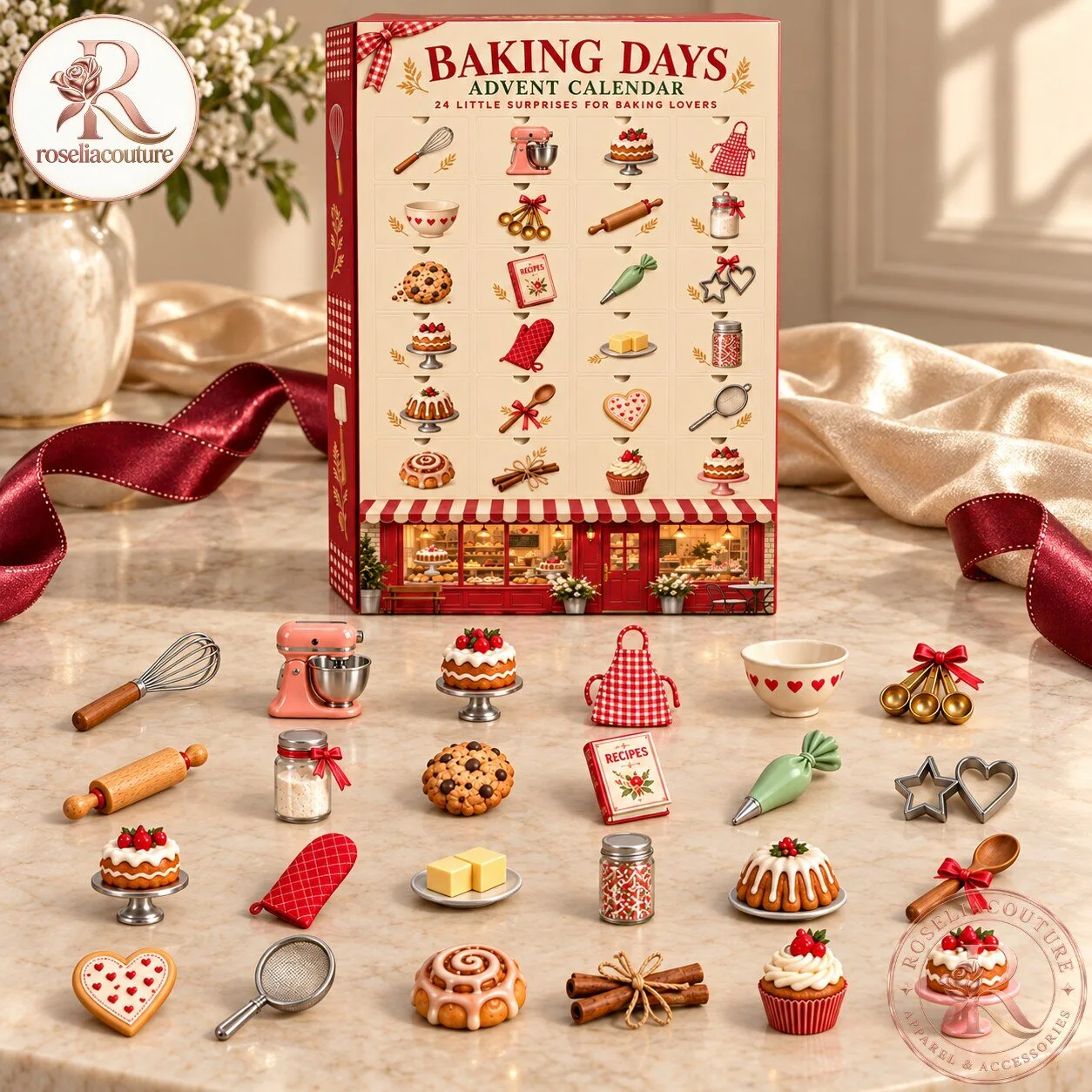 Baking Days Advent Calendar with 24 Surprises for Baking Lovers