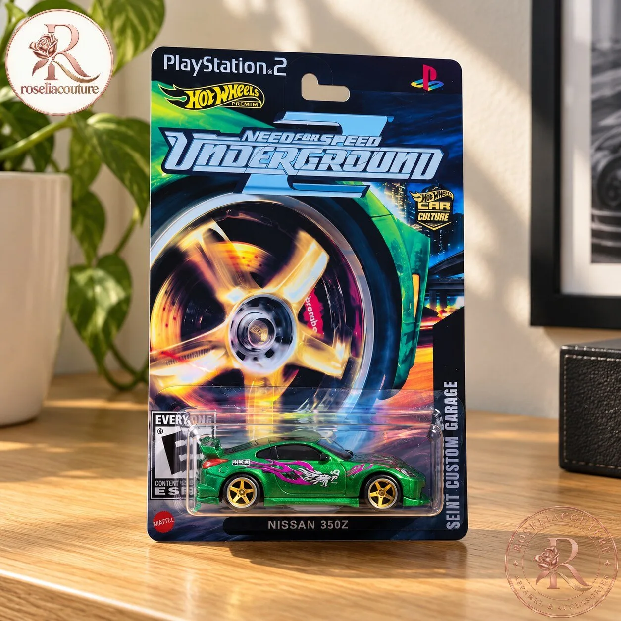 Hot Wheels Nissan 350Z Need for Speed Underground 2 Model Car 6 Hot Wheels Nissan 350Z Need for Speed Underground 2 Model Car